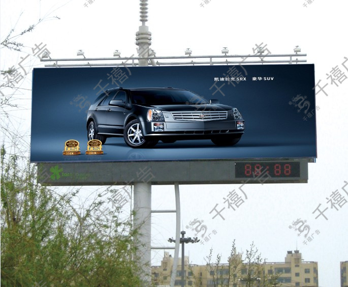 双面造型单立柱