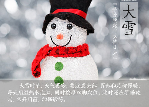 今日,大雪