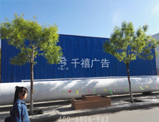 承德两面单立柱广告牌